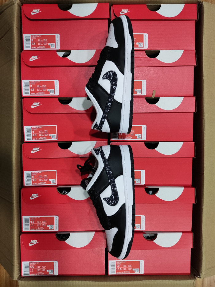 Nike Dunk Low Essential Paisley Pack Black (W) DH4401-100