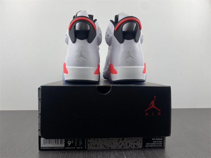 Air Jordan 6 Retro Infrared White (2014) 384664-123