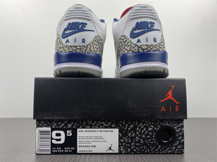 AIR JORDAN 3 RETRO TRUE BLUE 854262-106