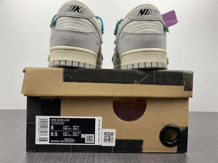 Nike Dunk Low OFW Lot 36 DJ0950-107