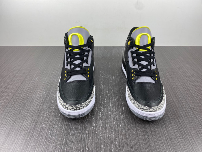 Air Jordan 3 Retro Oregon Ducks Pit Crew Black H011-MNJDLS-5