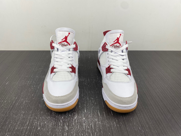 Nike SB x Air Jordan 4 Red and Gray DR5415-160