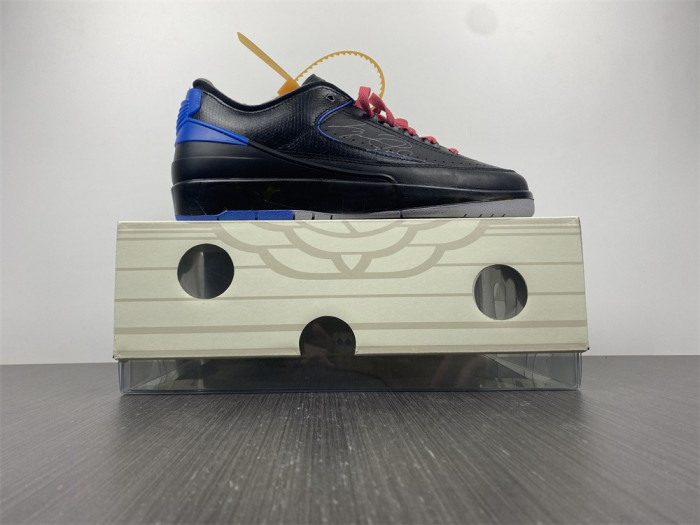 Air Jordan 2 Retro Low SP OFW Black Blue DJ4375-004