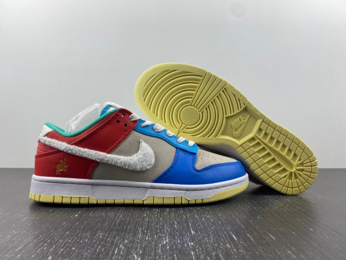 Nike Dunk Low Retro PRM Year of the Rabbit Blue Orange Cream FD4203-111