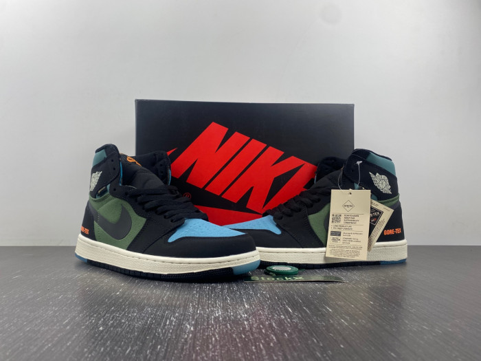 Air Jordan 1 High Element GORE-TEX Returns With Hits Of Black And Olive Green DB2889-003