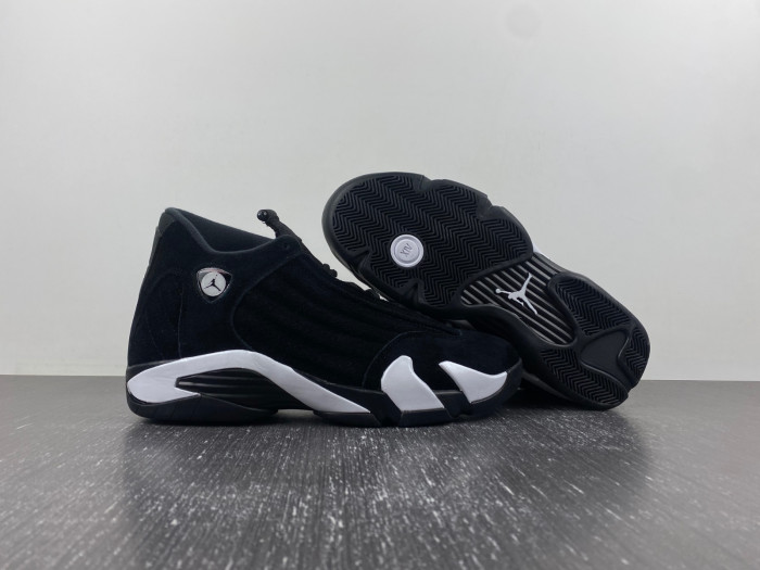 Air Jordan 14 Retro Black White 487471-016