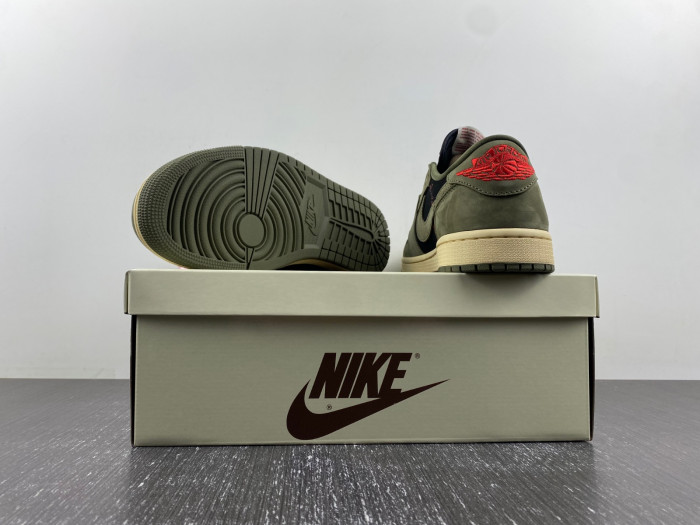 TRAVIS SCOTT X AIR JORDAN 1 LOW OG “BLACK OLIVE”DM7866-002
