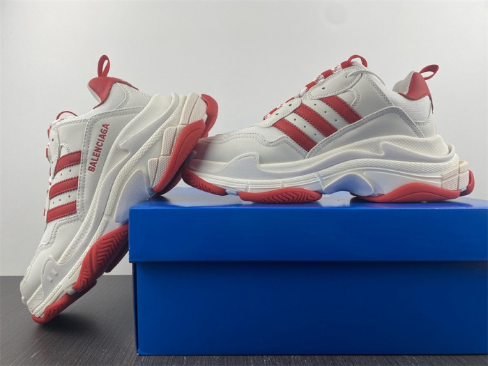 BLCG Sneaker Triple.s.Gomma white red 710021 W5RH1 0677