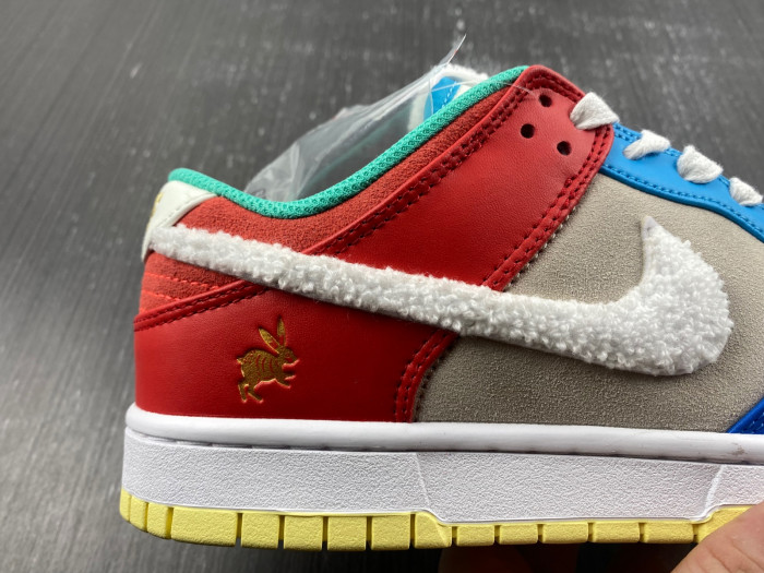 Nike Dunk Low Retro PRM Year of the Rabbit Blue Orange Cream FD4203-111