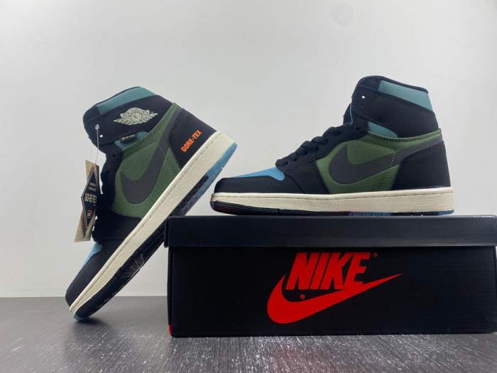 Air Jordan 1 High Element GORE-TEX Returns With Hits Of Black And Olive Green DB2889-003