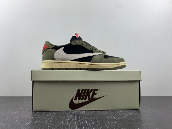 TRAVIS SCOTT X AIR JORDAN 1 LOW OG “BLACK OLIVE”DM7866-002