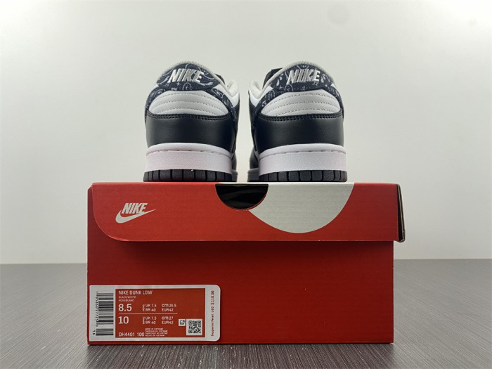 Nike Dunk Low Essential Paisley Pack Black (W) DH4401-100