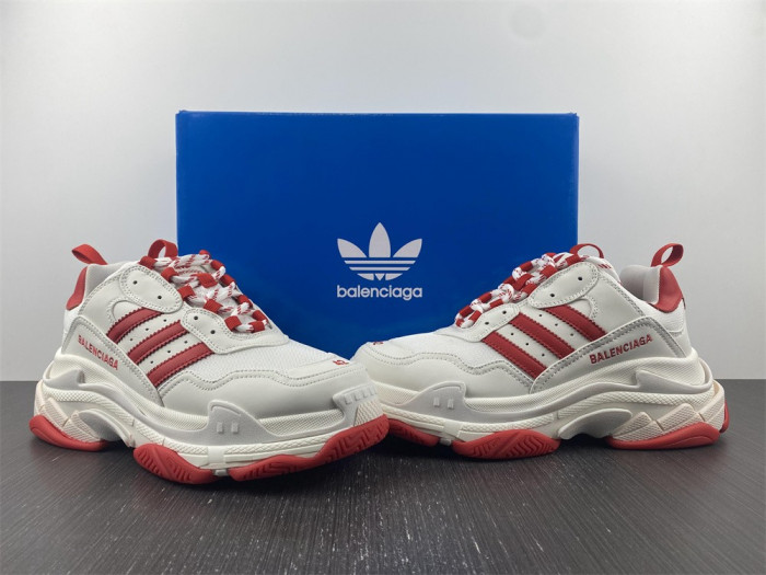 BLCG Sneaker Triple.s.Gomma white red 710021 W5RH1 0677