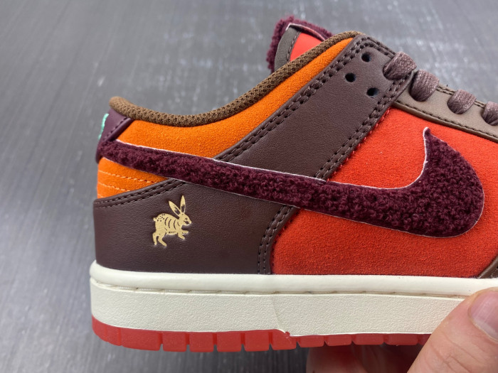 Nike Dunk Low Retro PRM Year of the Rabbit Light Crimson (2023) FD4203-661