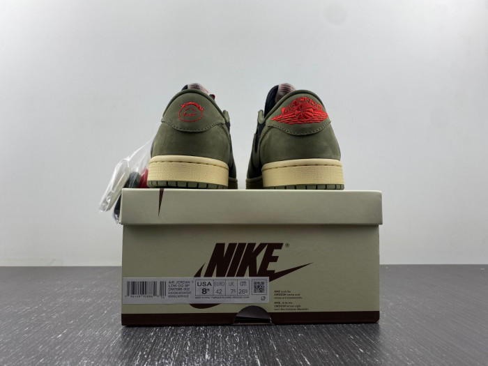 TRAVIS SCOTT X AIR JORDAN 1 LOW OG “BLACK OLIVE”DM7866-002