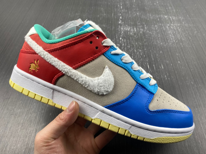 Nike Dunk Low Retro PRM Year of the Rabbit Blue Orange Cream FD4203-111