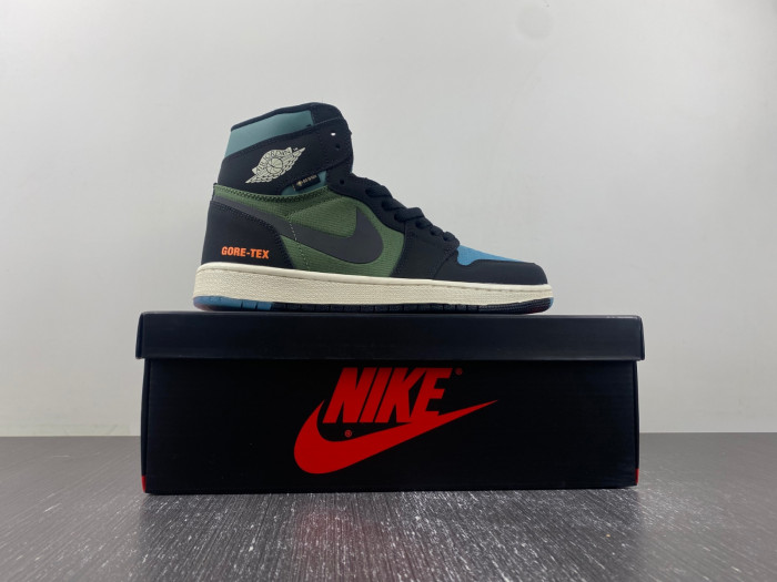 Air Jordan 1 High Element GORE-TEX Returns With Hits Of Black And Olive Green DB2889-003