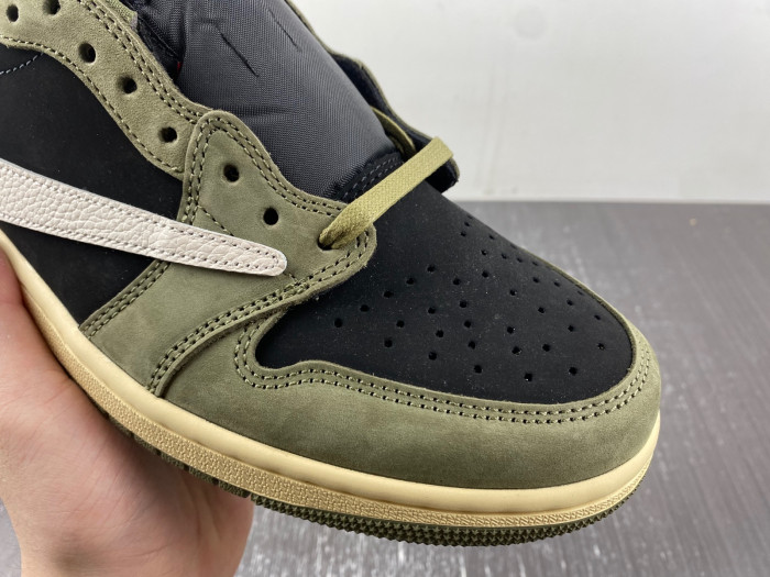 TRAVIS SCOTT X AIR JORDAN 1 LOW OG “BLACK OLIVE”DM7866-002