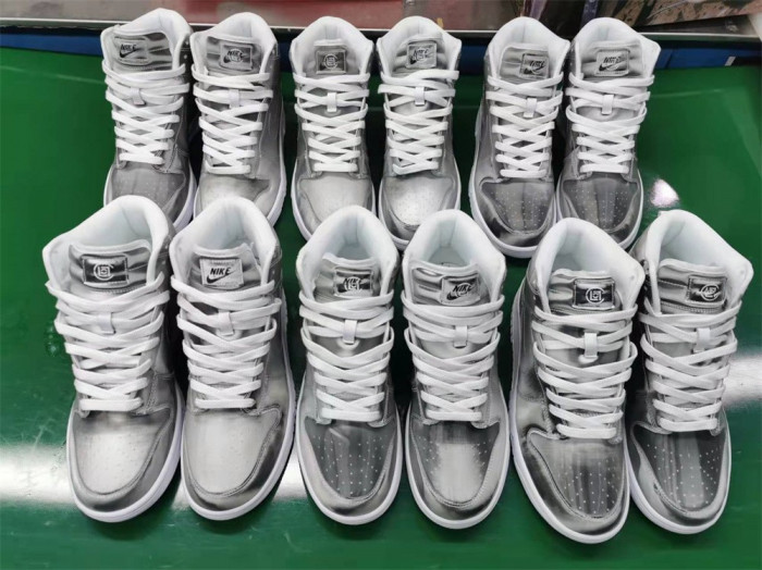 Nike Dunk High CLOT Metallic Silver DH4444-900