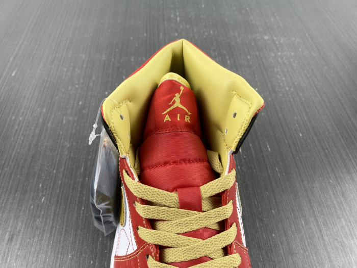 Air Jordan 1 Mid XQ White Black Sport Red DV0576-176