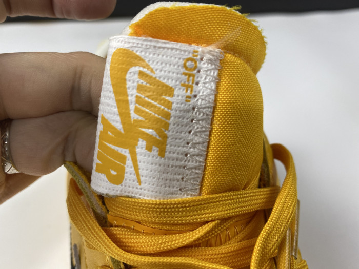 Nike Air Force 1 Low OFW University Gold Metallic Silver DD1876-700
