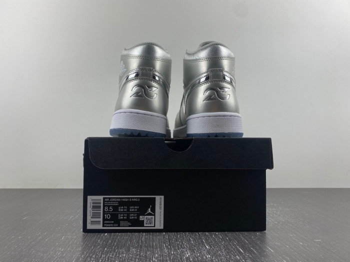 Air Jordan 1 High Golf Gift Giving Metallic Silver FD6815-001