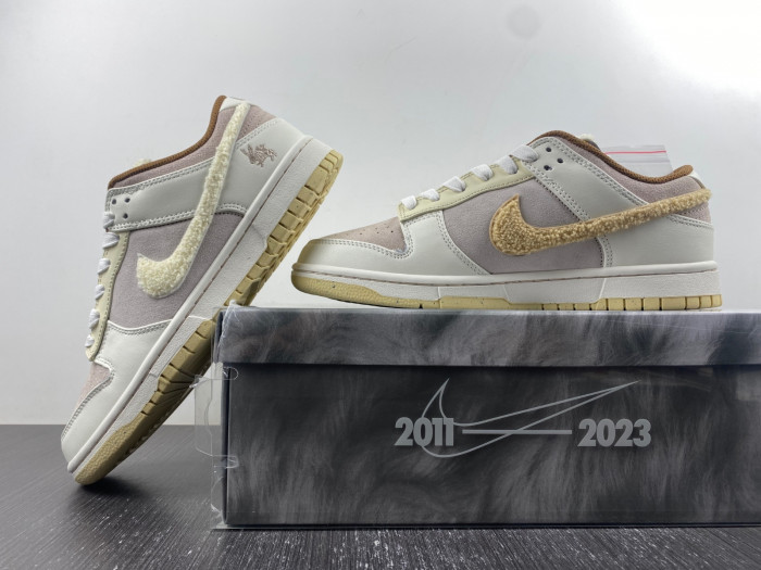 Nike Dunk Low Retro PRM Year of the Rabbit Fossil Stone (2023) FD4203-211