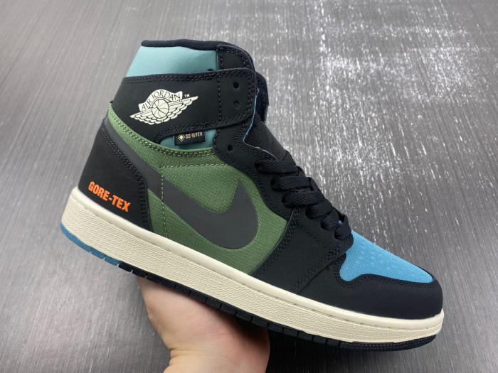 Air Jordan 1 High Element GORE-TEX Returns With Hits Of Black And Olive Green DB2889-003