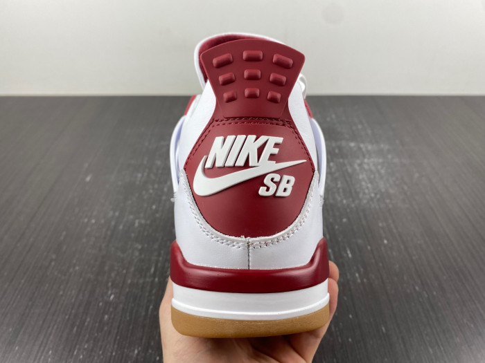 Nike SB x Air Jordan 4 Red and Gray DR5415-160