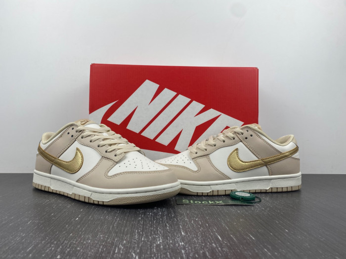 Nike Dunk Low Phantom Metallic Gold (Women