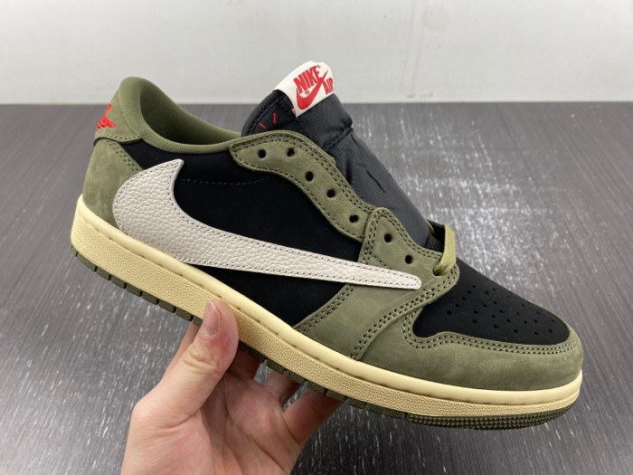 TRAVIS SCOTT X AIR JORDAN 1 LOW OG “BLACK OLIVE”DM7866-002