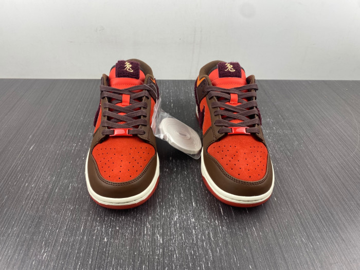 Nike Dunk Low Retro PRM Year of the Rabbit Light Crimson (2023) FD4203-661