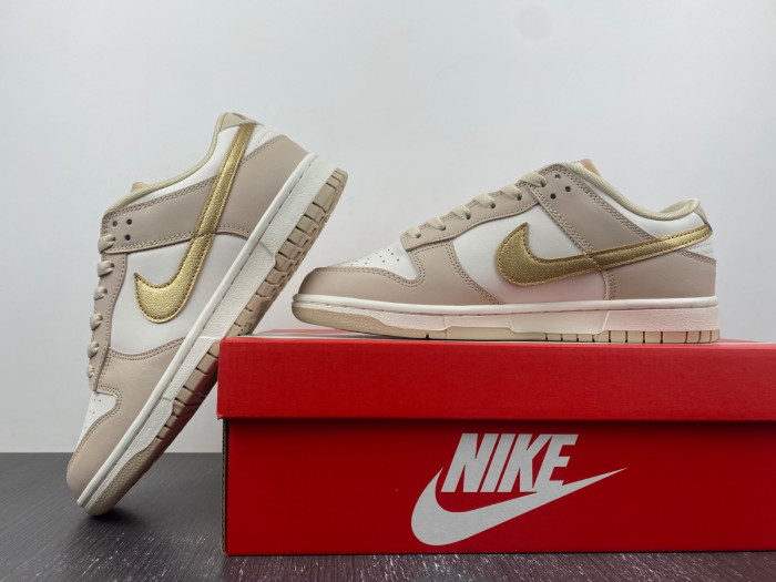 Nike Dunk Low Phantom Metallic Gold (Women