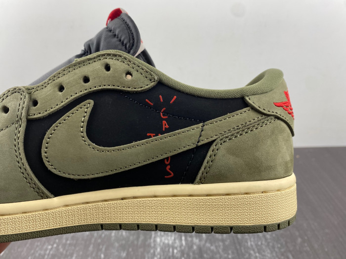 TRAVIS SCOTT X AIR JORDAN 1 LOW OG “BLACK OLIVE”DM7866-002