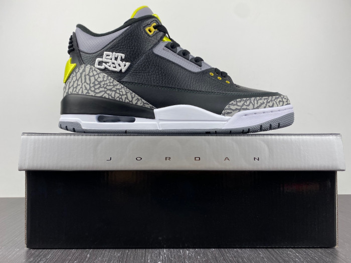 Air Jordan 3 Retro Oregon Ducks Pit Crew Black H011-MNJDLS-5