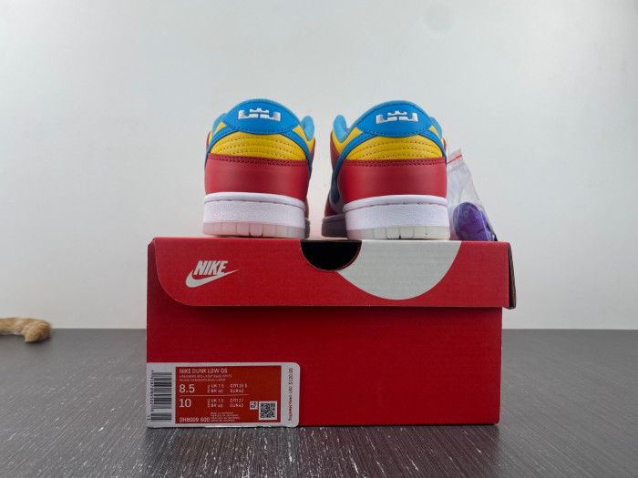 Nike Dunk Low QS LeBron James Fruity Pebbles DH8009-600