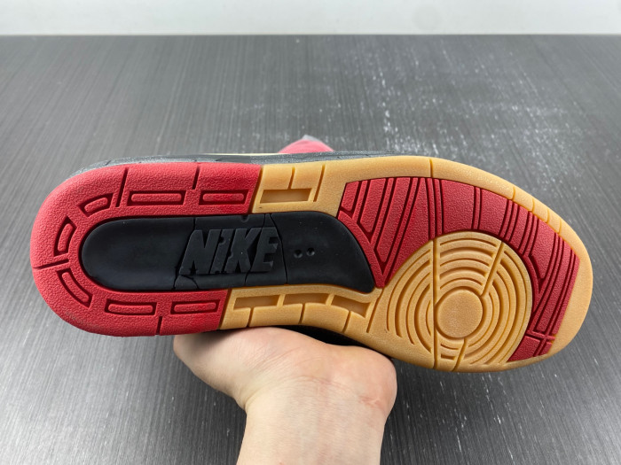 OFW x Air Jordan 2 High SP White Red Black DJ4375-101