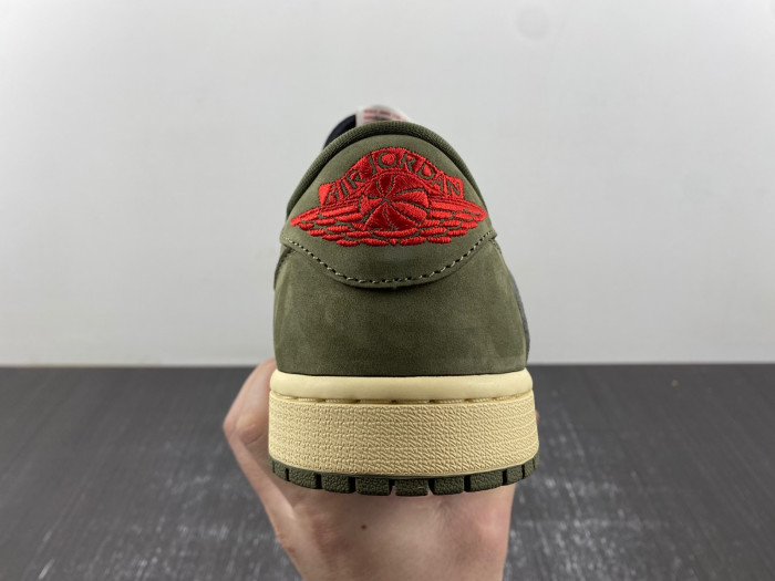 TRAVIS SCOTT X AIR JORDAN 1 LOW OG “BLACK OLIVE”DM7866-002