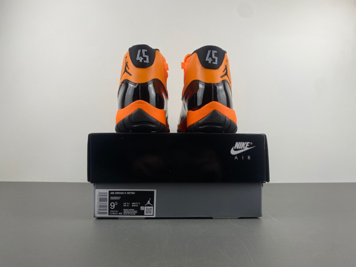 Air Jordan 11 Retro "Black Orange" CT8012-800