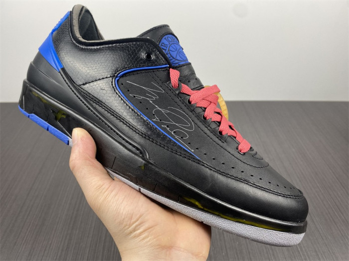 Air Jordan 2 Retro Low SP OFW Black Blue DJ4375-004