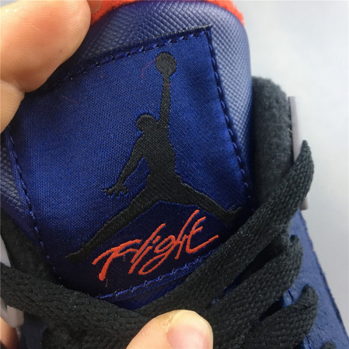 Air Jordan 4 WNTR Loyal Blue Habanero Red Black CQ9597-401