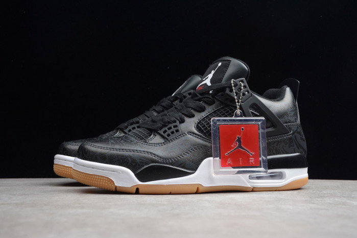 AIR JORDAN 4 RETRO BLACK LASER CI1184-001