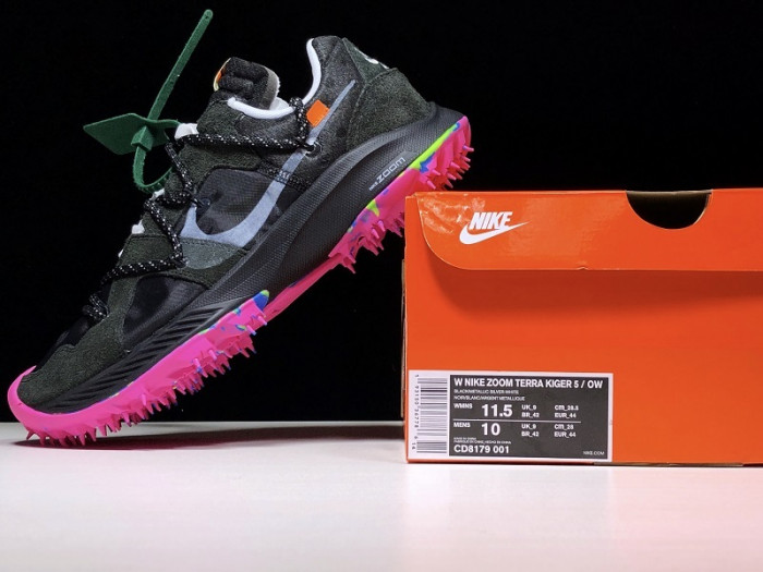 OFW x Nike Zoom Terra Kiger 5 Black CD8179-001
