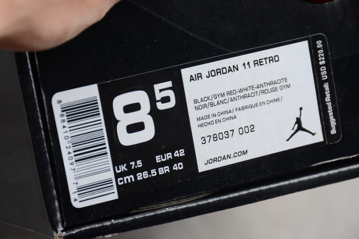 Jordan 11 Retro 72-10 378037-002