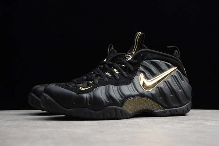 Air Foamposite Pro Black Metallic Gold 624041-009