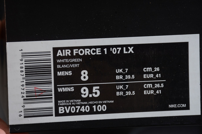 Air Force 1 Vandalized Sail Mystic Green (W) BV0740-100