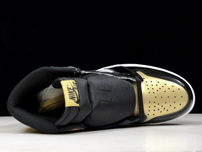 Jordan 1 Retro High NRG Patent Gold Toe 861428-007