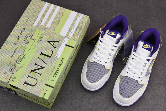 Nike Dunk Low Union Passport Pack Grey Purple DJ9649-500