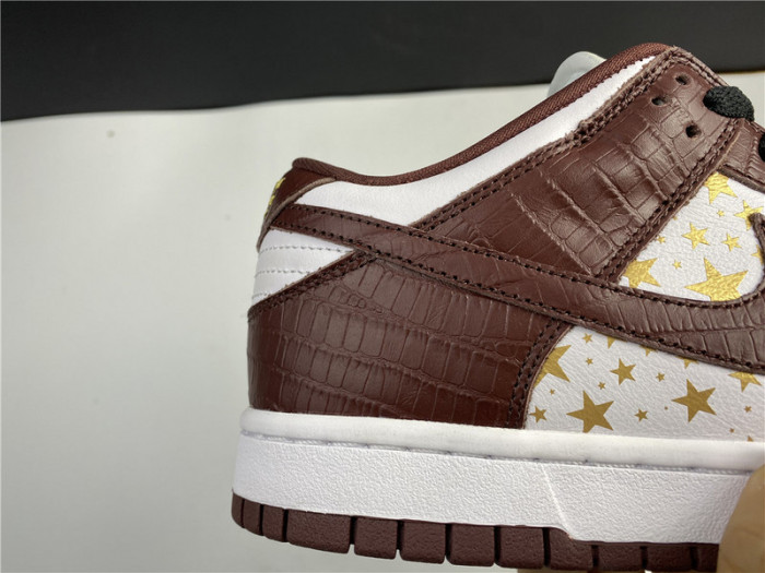 nike sb dunk low S*p*e stars barkroot brown (2021) dh3228-103