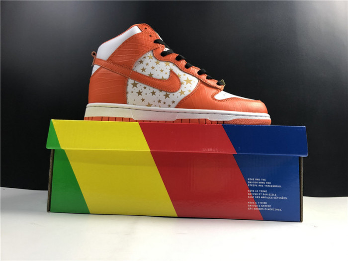 nike sb dunk high S*p*e orange 307385-181
